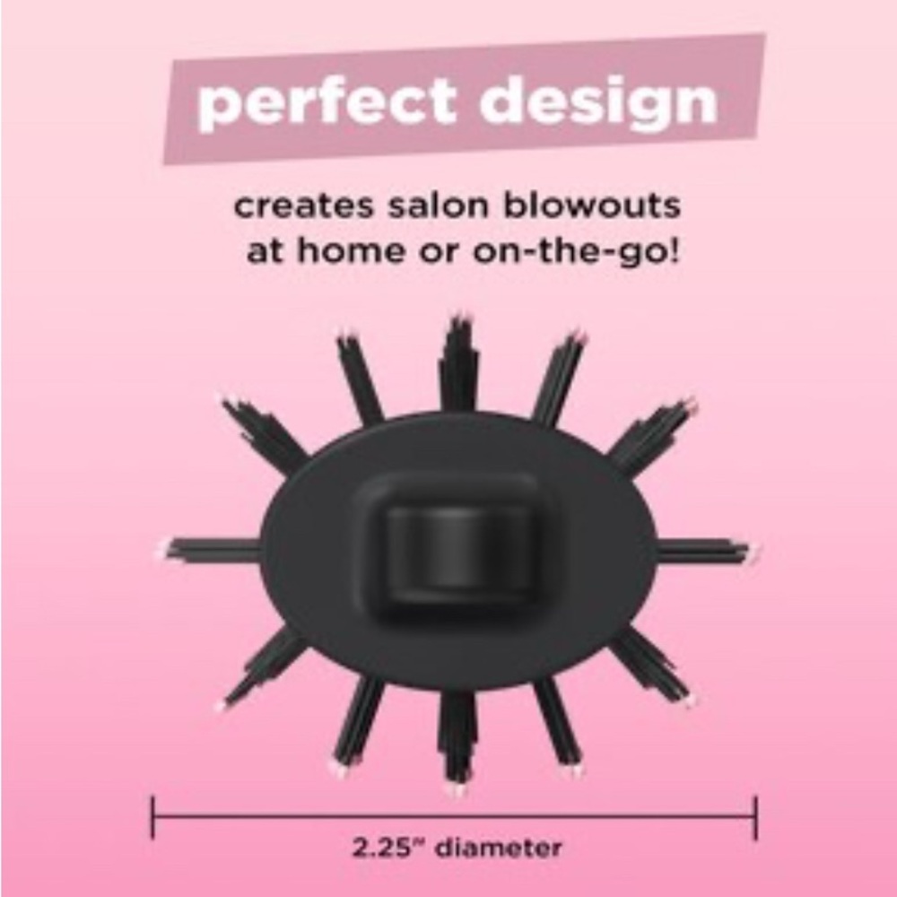 Pink Hair Dryer Brush - Picture 3 of 6